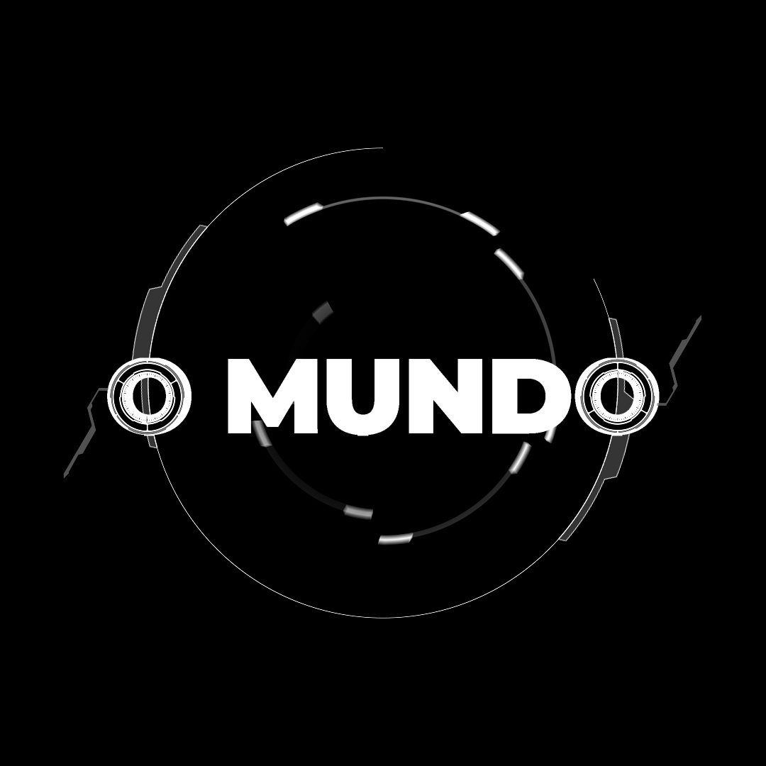 Quadro do vídeo de retrospectiva 2020 com a frase “O mundo” dentro de um círculo.