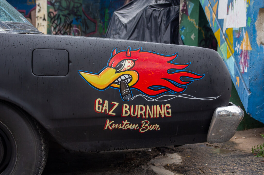 GAZ BURNING BAR